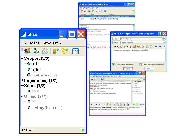 Akeni Secure Messaging - Expert Edition Screenshot